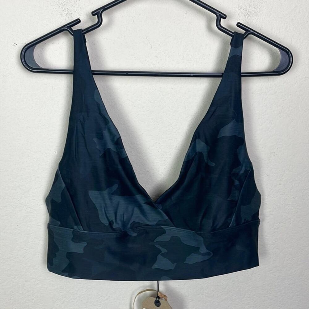 New! LAST ONE! prAna black camo Layna brami bra women’s M